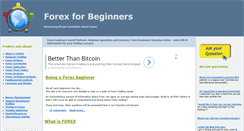 Desktop Screenshot of forexbeginners.net
