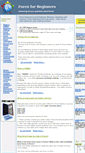 Mobile Screenshot of forexbeginners.net